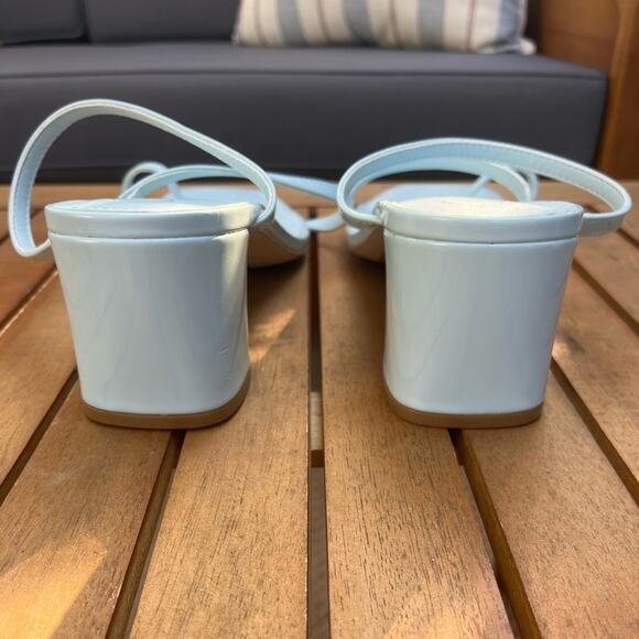 Calvin Klein Light Blue Strappy Heels - Picture 5 of 5